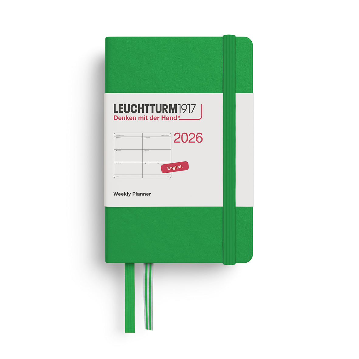 Leuchtturm 2026 12M Weekly Planner Mini Hardcover A7
