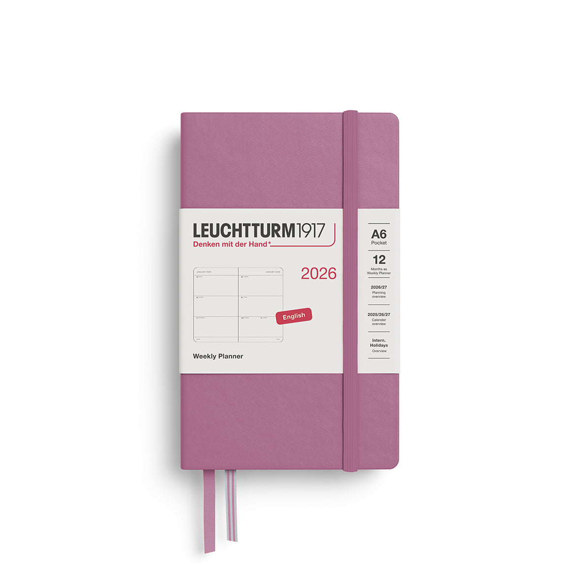 Leuchtturm 2026 Weekly Planner Hardcover A6