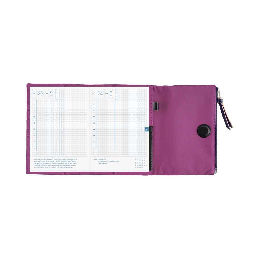 Hobonichi Cover A6 Tragen: Purple