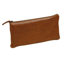 Load image into Gallery viewer, Clairefontaine Flying Spirit Leather Pencil Case Flat
