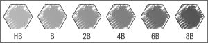 Faber-Castell 9000 Graphite Pencils Set, Tin of 6