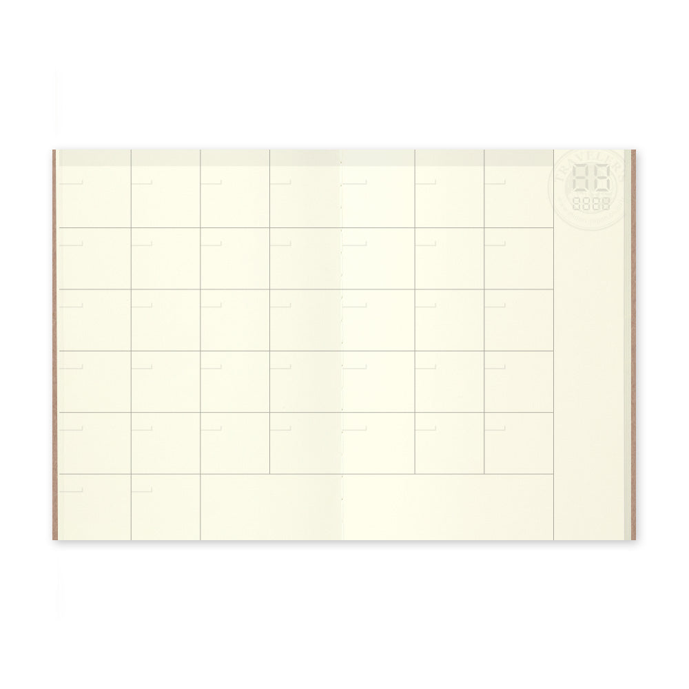 006 TRAVELER'S Passport notebook Refill Free Diary Monthly