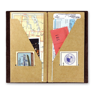 020 TRAVELER'S notebook Refill Kraft Paper Folder