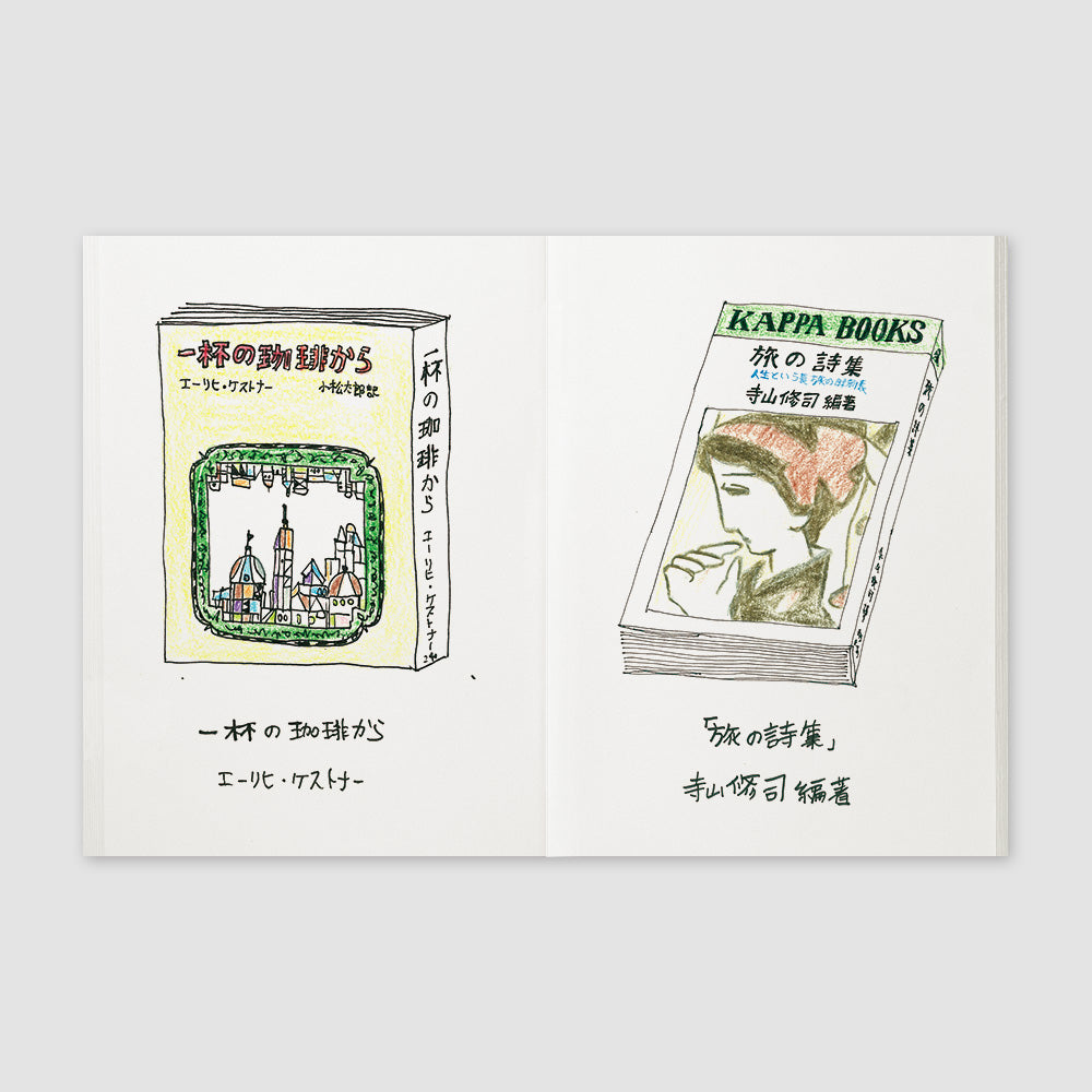 008 TRAVELER'S Passport notebook Refill Sketch Paper