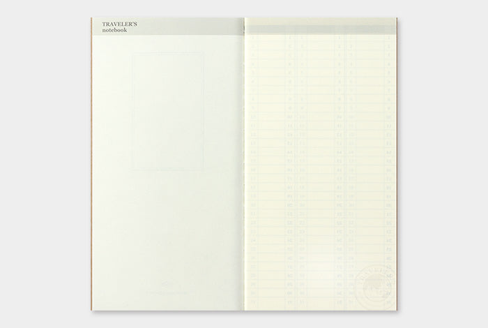 TRC Traveler’s notebook Free Diary Refill (R) (Weekly) No18