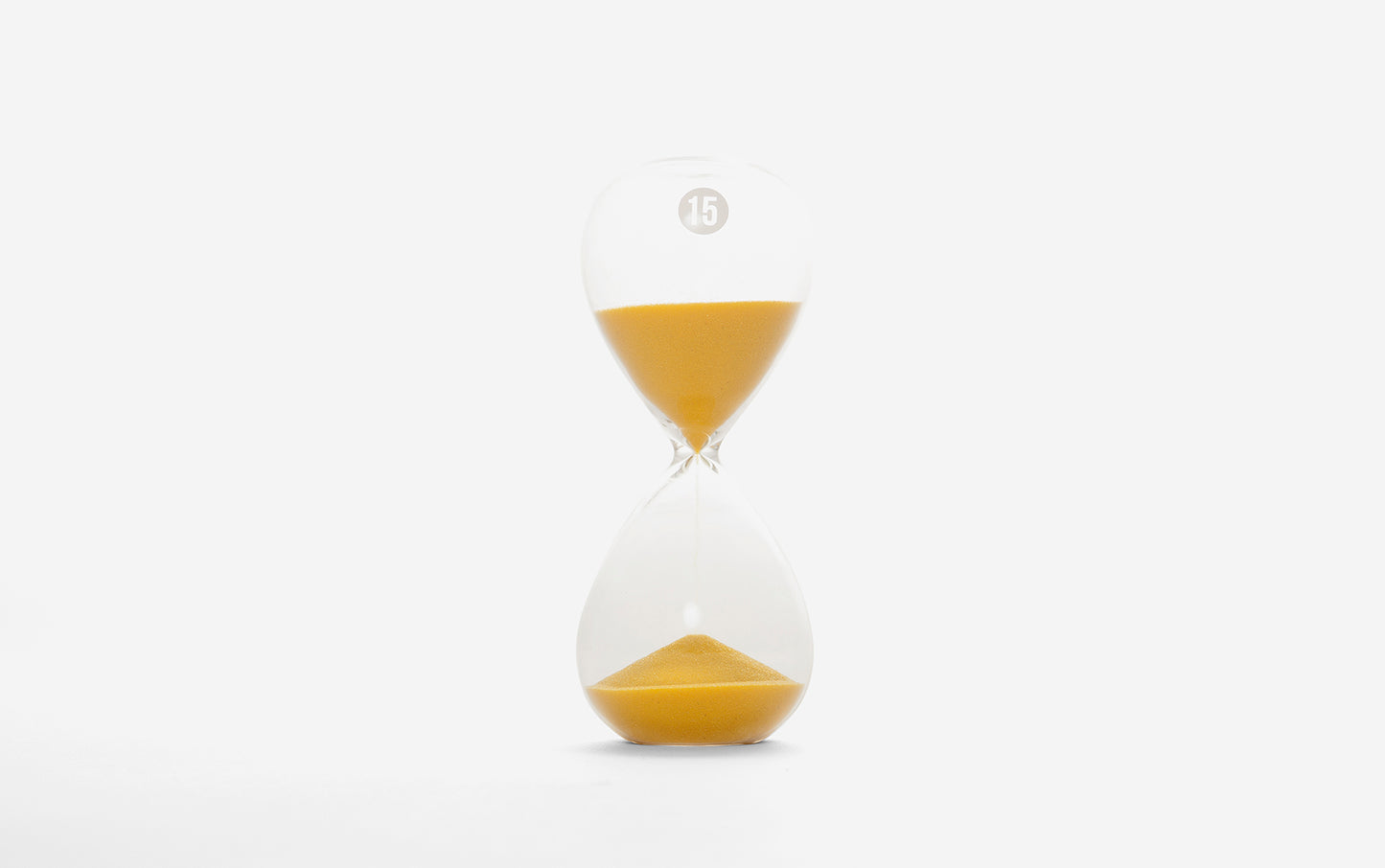 The School of Life 15 Minute Glass Timer