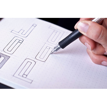 Rhodia Pad No16 A5 Dotted Black