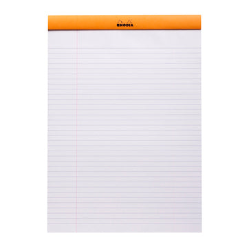 Rhodia Pad No18 A4 Lined 3-hole Orange