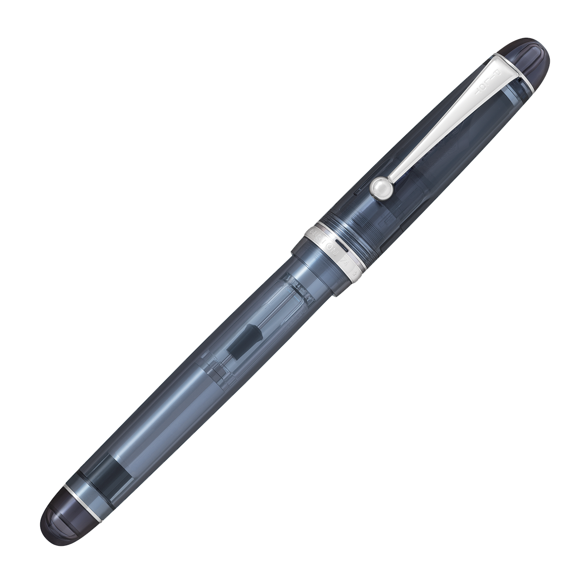 Pilot Custom 74 Fountain Pen Tinted Blue Black 14K, EF