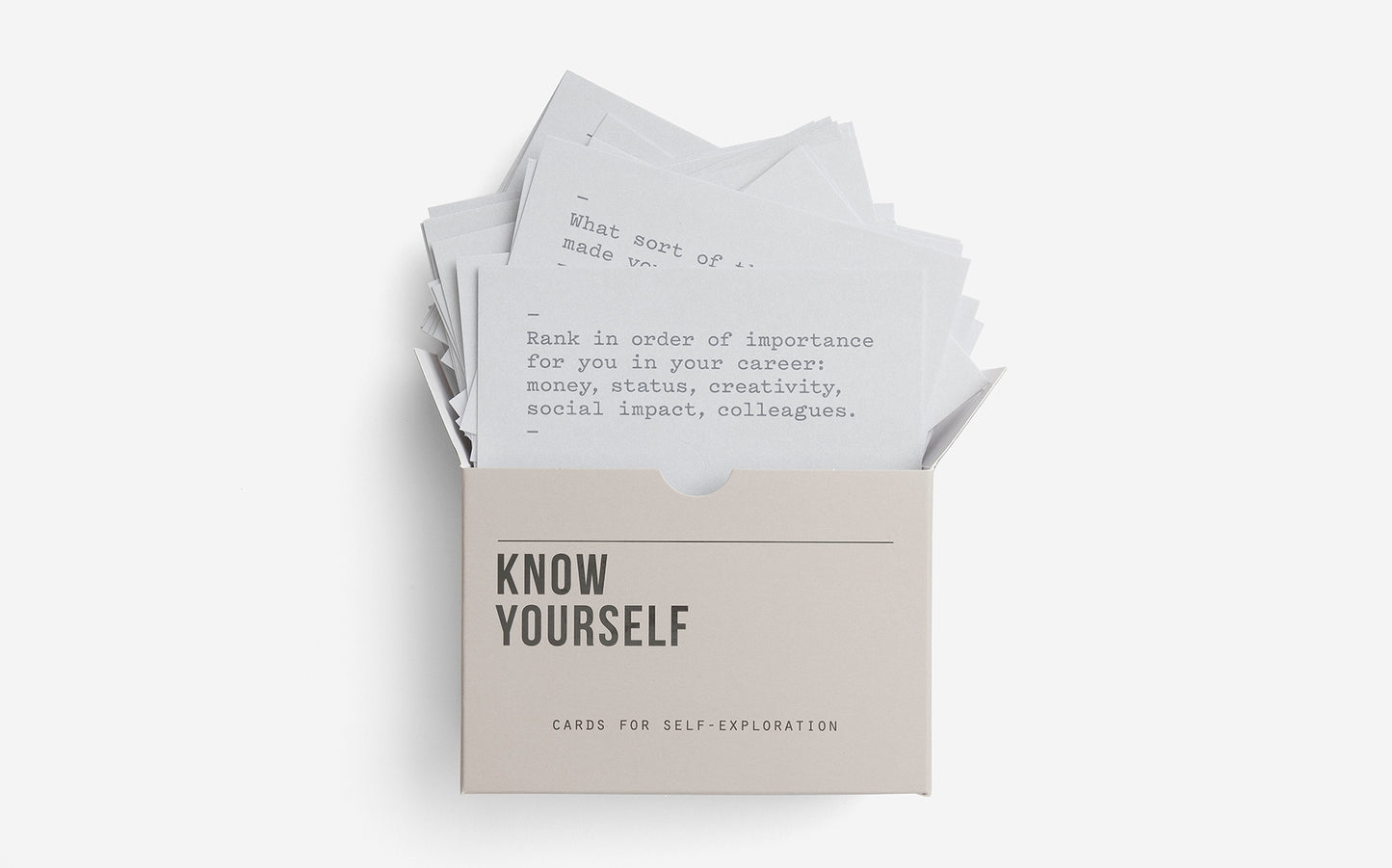 Know Yourself Prompt Cards