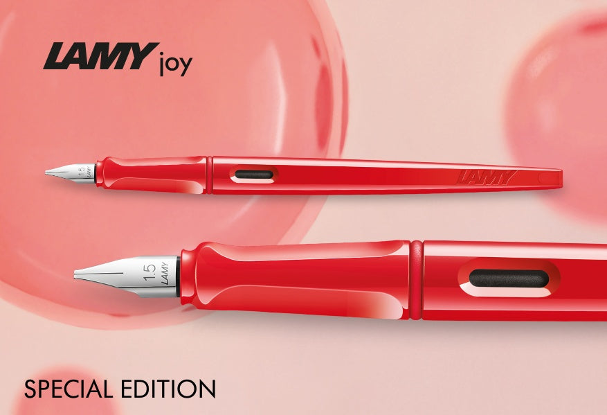 Lamy Joy Calligraphy Fountain Pen Strawberry