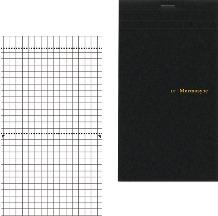 Mnemosyne N177A Memo Pad 100x180 Grid (S)