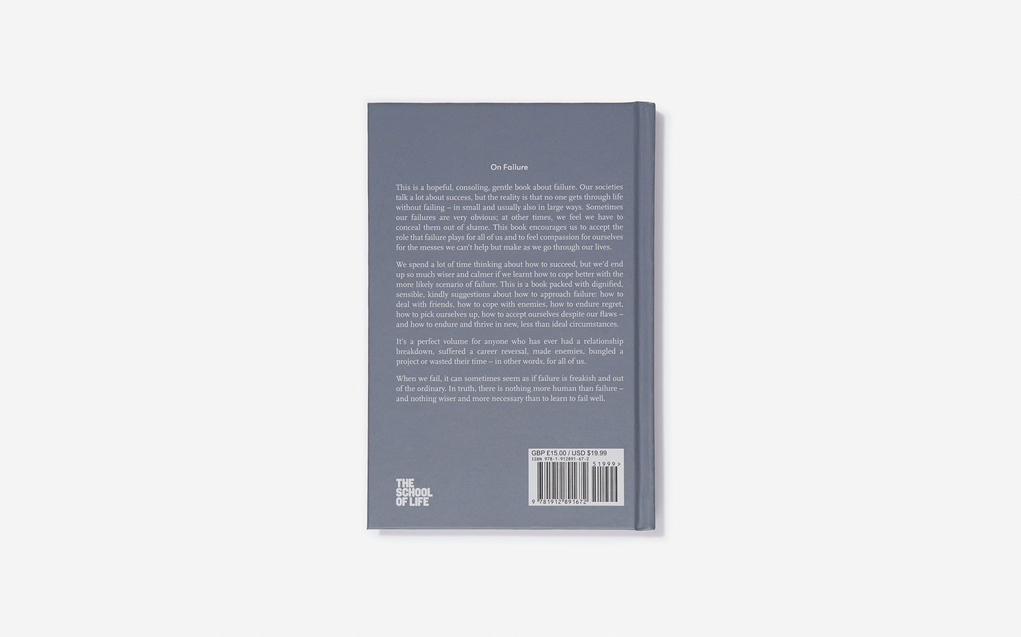 The School of Life: On Failure Book