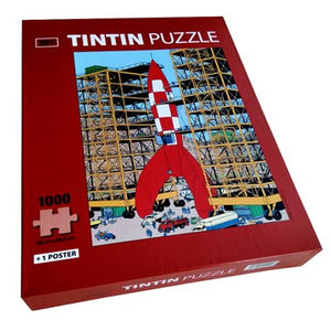 Tintin 1000 Puzzle Rocket Take Off 1000 pcs
