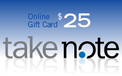 Take Note Online Gift Card