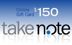 Take Note Online Gift Card