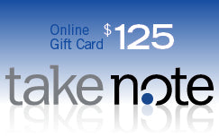 Take Note Online Gift Card