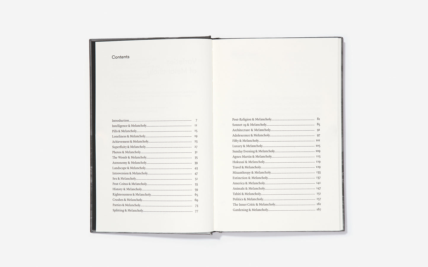 The School of Life Varieties of Melancholy Book