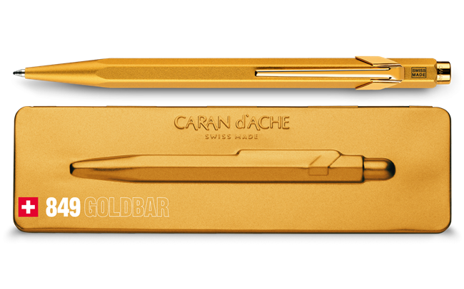 Caran D’Ache 849 Gold Bar BP