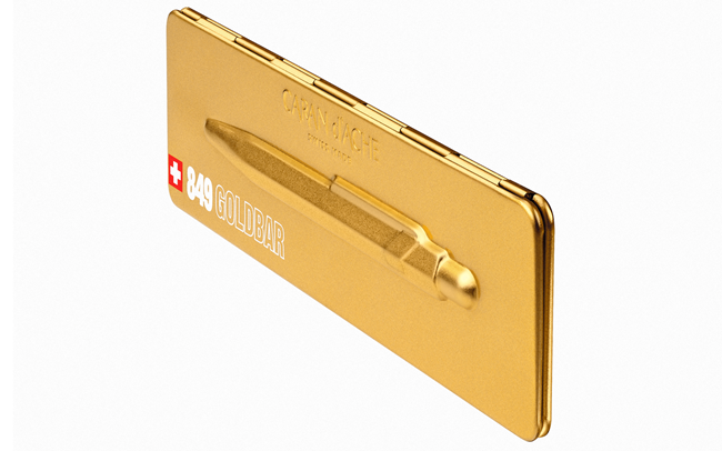 Caran D’Ache 849 Gold Bar BP