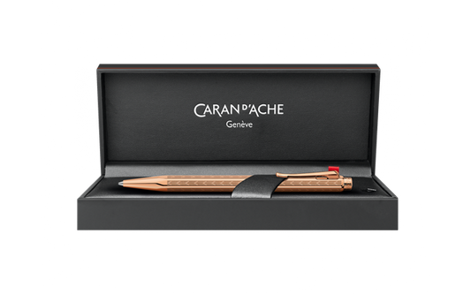 Caran D’Ache Ecridor Ballpoint Chevron Rose Gilded