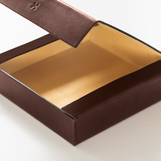 Legendar Leather Case Square Mokka