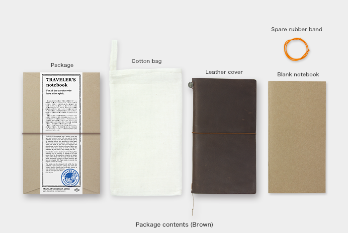 TRC Traveler's Notebook Leather Regular Size