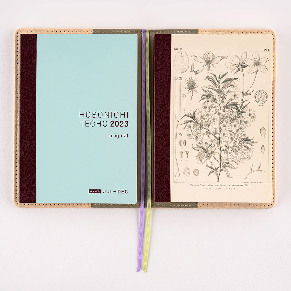Hobonichi Notebook A6 Graph Tomoe River Paper - Yamazakura