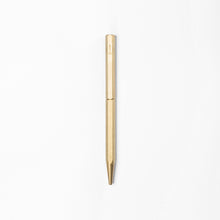 Load image into Gallery viewer, YSTUDIO Classic Revolve Ballpoint Pen Slim Brass
