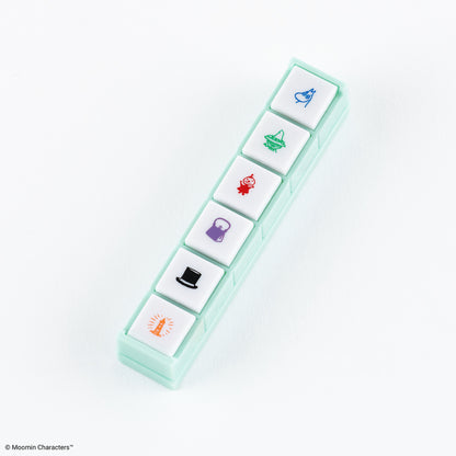 Hobonichi x Kodomo no Kao: Pochitto6 Push-Button Stamp (Moomin)