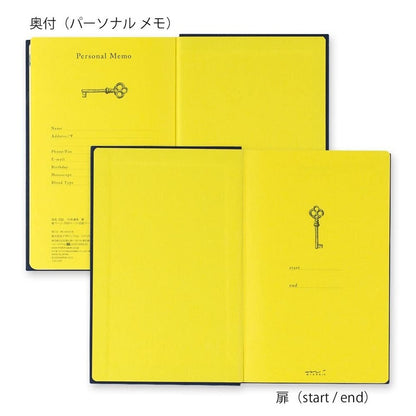Midori 10-Year Diary Gate Navy
