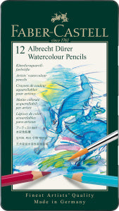 Faber-Castell A.Durer Aquarelle Pencils Tin of 12