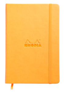 Rhodia Hard Cover Notebook A5 Lined Orange