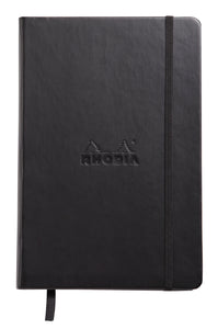 Rhodia Hard Cover Notebook A5 Blank Black