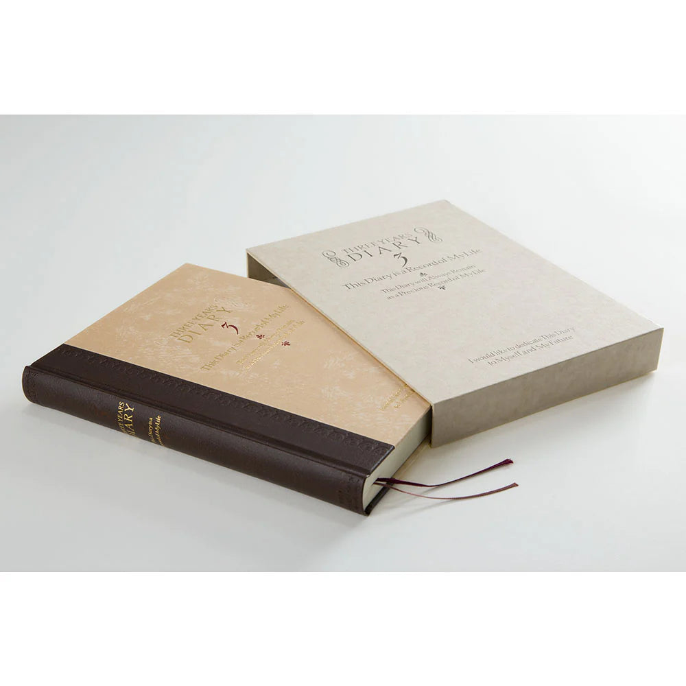Midori Diary 3 Years Yofu Brown