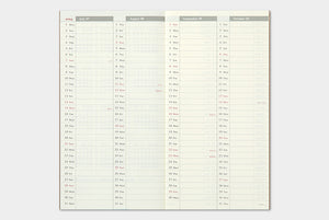 Traveler's 2024 Refill Regular Weekly +Memo