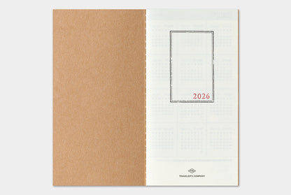 TRC Traveler's 2026 Refill Regular Monthly