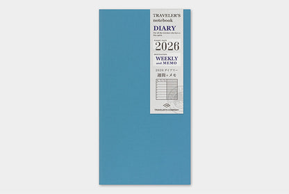 TRC TRAVELER’S notebook Diary 2026 Weekly + Memo Second Half