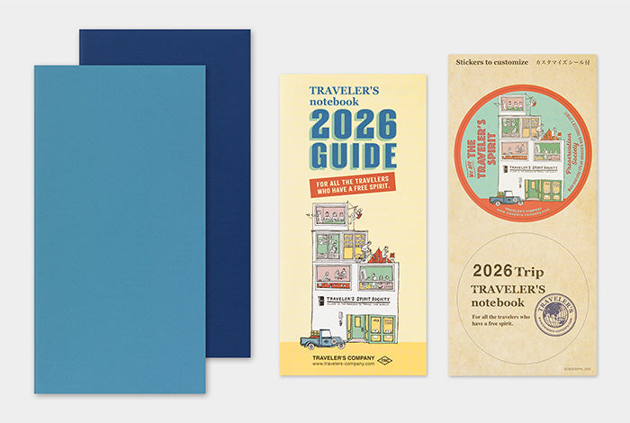 TRC TRAVELER’S notebook Diary 2026 Weekly + Memo Second Half