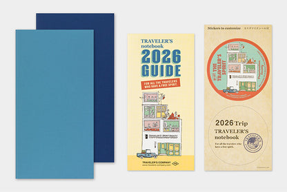 TRC TRAVELER’S notebook Diary 2026 Weekly + Memo Second Half