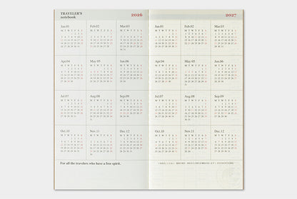 TRC Traveler's 2026 Refill Regular Weekly and Memo