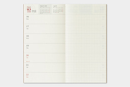 TRC Traveler's 2026 Refill Regular Weekly and Memo