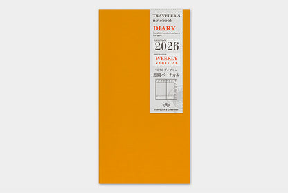 TRC TRAVELER’S notebook Diary 2026 Weekly Vertical Second Half