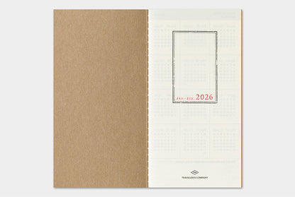 TRC Traveler's 2026 Refill Regular Weekly Vertical