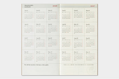 TRC Traveler's 2026 Refill Regular Weekly Vertical