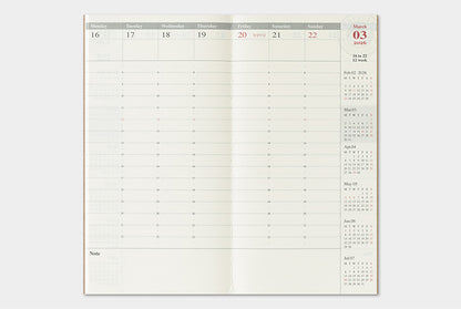 TRC Traveler's 2026 Refill Regular Weekly Vertical