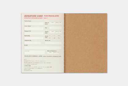 TRC Traveler's Notebook 2026 Refill Passport Monthly
