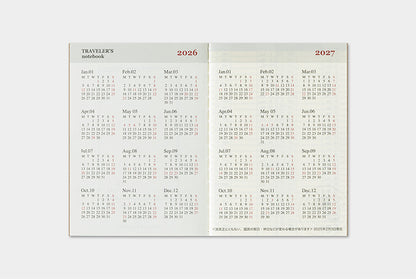 TRC Traveler's 2026 Refill Passport Weekly