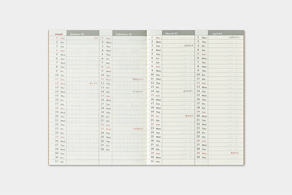 TRC Traveler's 2026 Refill Passport Weekly