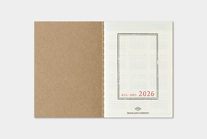 TRC TRAVELER’S Passport Diary 2026 Weekly Second Half